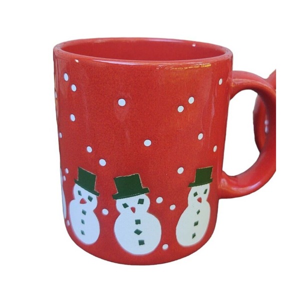 Waechtersbach Christmas Mugs Germany Scottish Terrier Gingerbread Snowmen - Picture 4 of 10